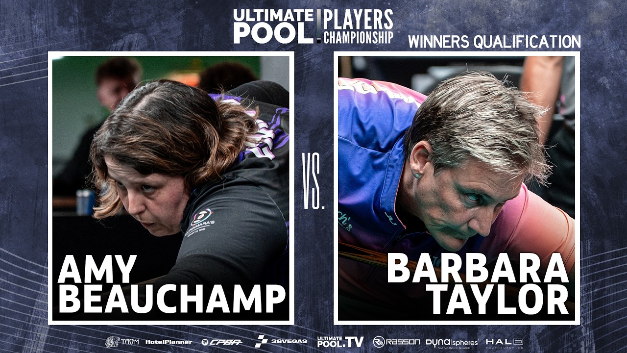 CuePoint billiards news cover image for Taylor and Beauchamp Compete for Crucial Victory in Players Champs 2026 Qualification