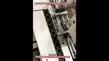 Nano core gluing and add plastic case machine