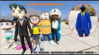 GTA 5 Mod - Biệt Đội Nobita Doremon Phát Hiện Em Trai Ruột Của Slenderman