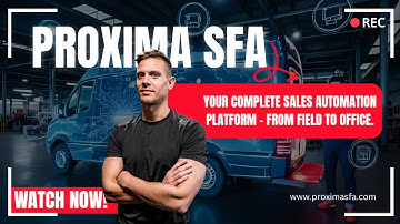 Proxima SFA Demo | Complete Walkthrough of Proxima Nexus – Sales Automation Made Simple