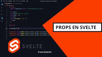 😎 Props En Svelte (Componentes) #javascript #sveltejs 😳