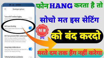 4 Setting For All Android Device Hang Problem Solve 100% Working Tips & Tricks || by exparttech |