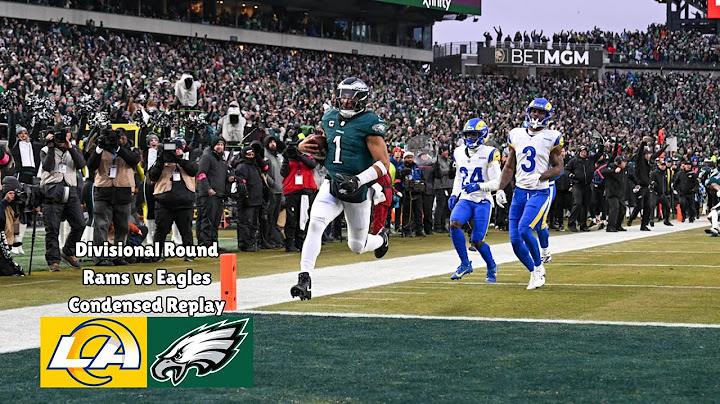 Rams vs Eagles Condensed Replay | Divisional Round