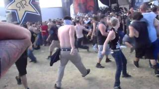 Chimaira "Pure Hatred" @ MAYHEM 2010 San Bernadino 7-10-10 PIT FOOTAGE