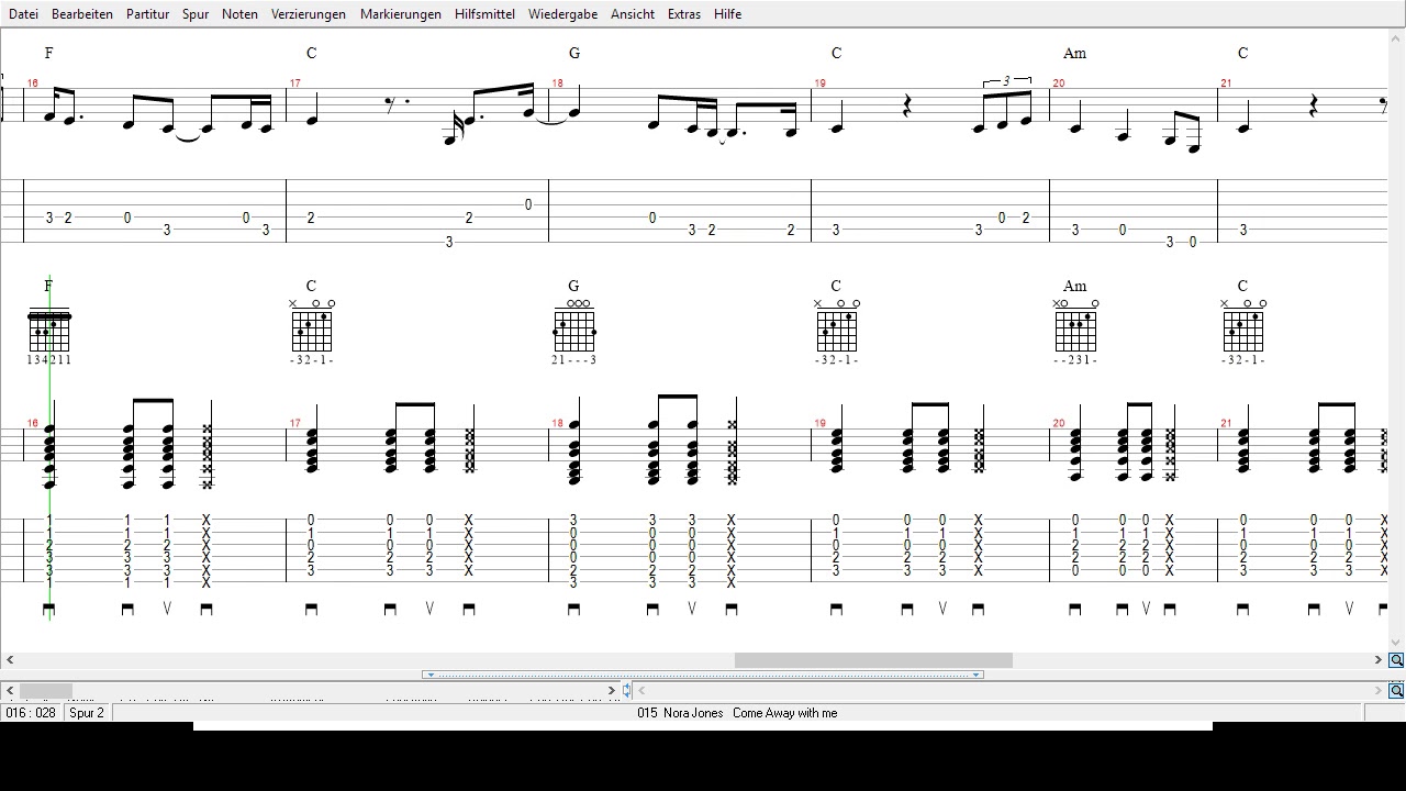 Come Away With Me (Norah Jones) - Guitar Chords and Solo / Takashi Terada 