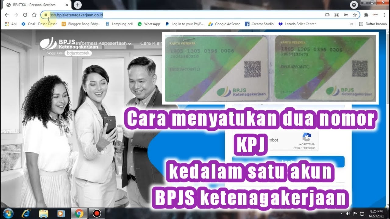 Cara menyatukan dua nomor KPJ dalam satu akun BPJS ketenagakerjaan Cara menyatukan dua nomor KPJ dalam satu akun BPJS ketenagakerjaan
