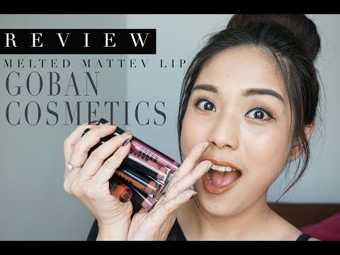 goban-cosmetics-"melted-matte-lip-cream"-|swatches-&-review-|trixie-wilona