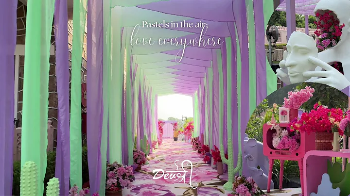 Haldi Aesthetics | Pastel Lavender | Bhanwar Singh, Jaipur | Destination Wedding | Wedding Planner