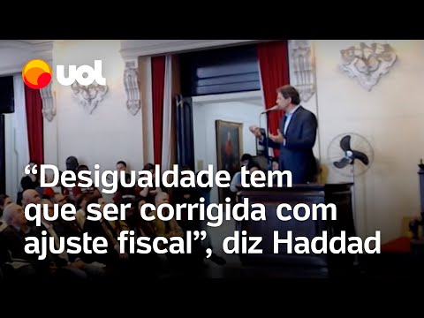 Haddad fala sobre