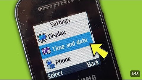 Time and date setting in Samsung keypad phone।। like b110e,e1200,b310e,b313e,E1200y