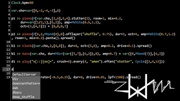 LiveCoding / FoxDot / Peaceful piano