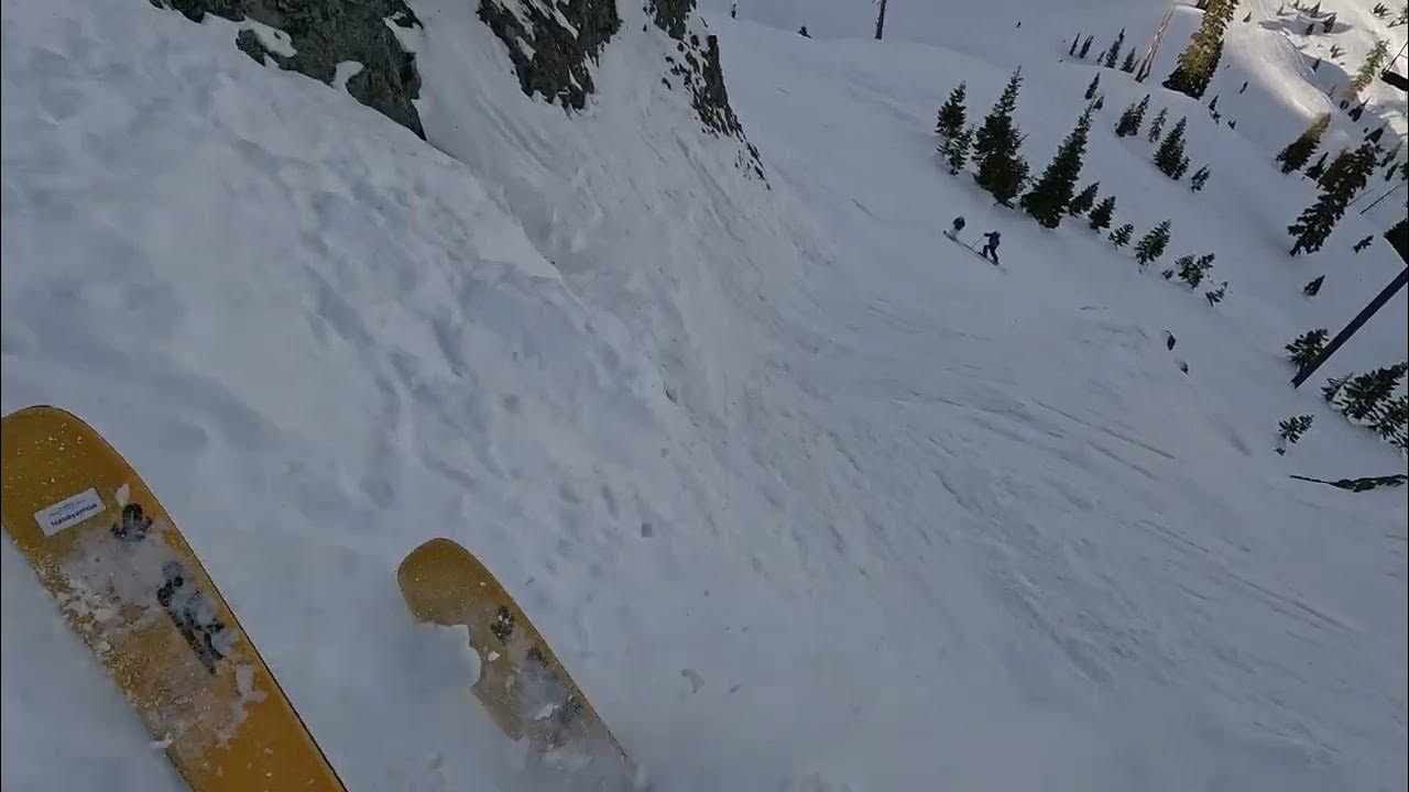 KT22 Olympic Lady Diagonal Chute Palisades Tahoe (2022/01/17