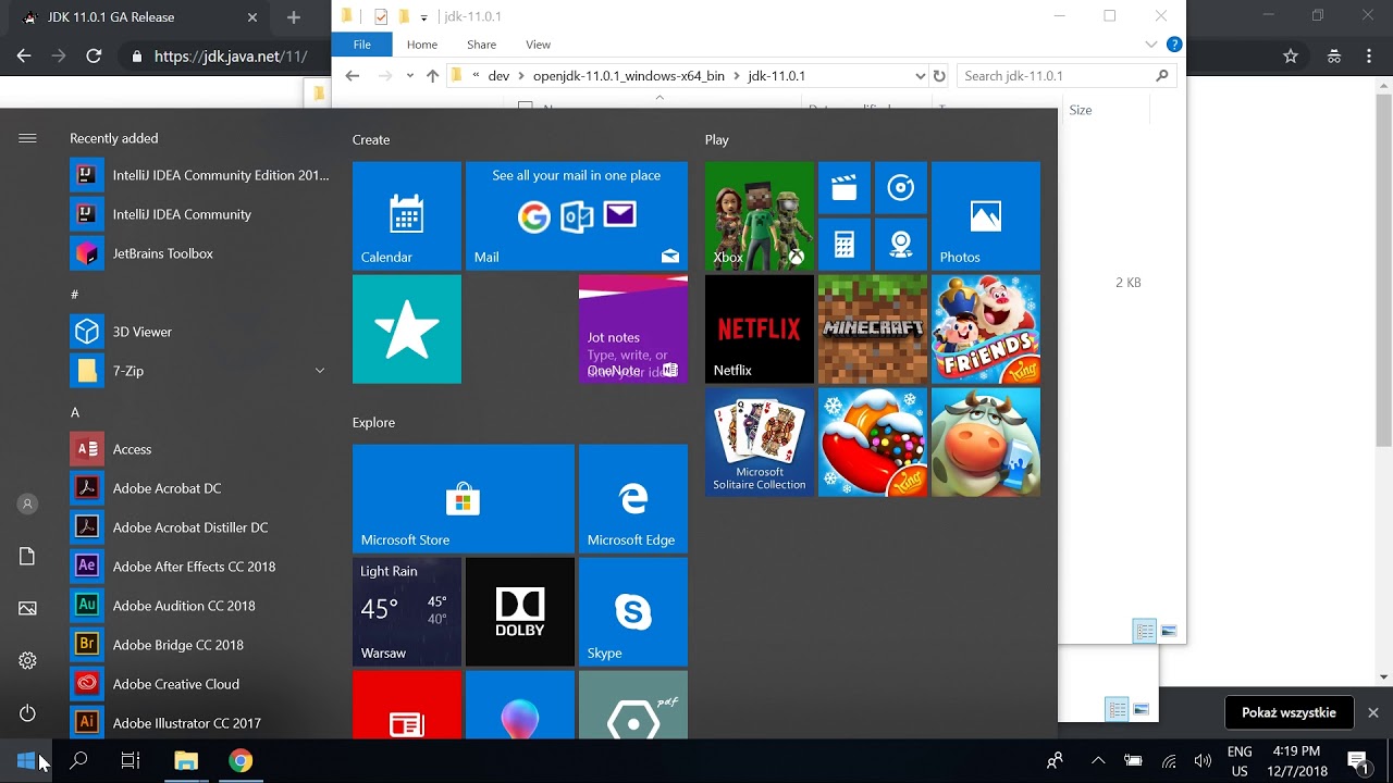 2 1 konfiguracja instalacja java jdk windows 10 youtube