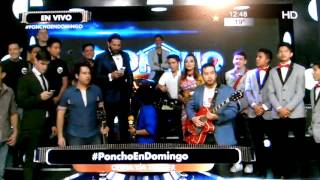 Video thumbnail of "los fenix del rock en poncho en domingo"