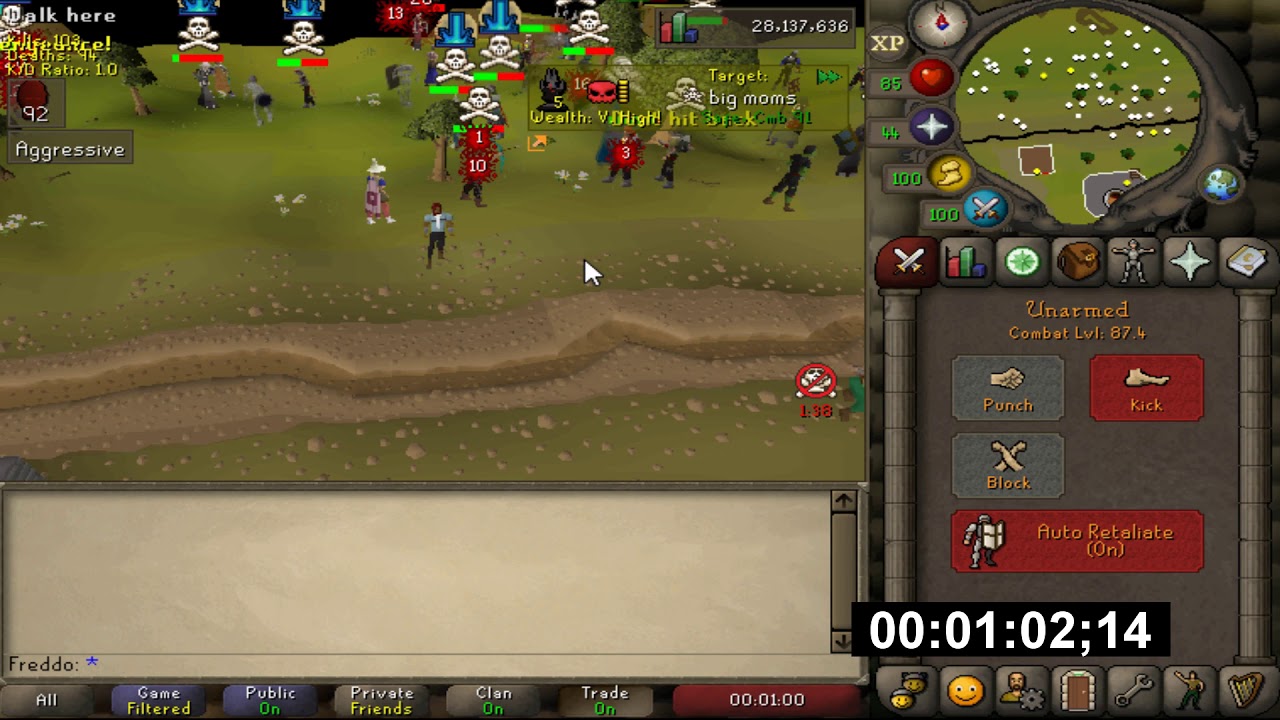 You can make over 1 mil per hour killing yourself in old school ...