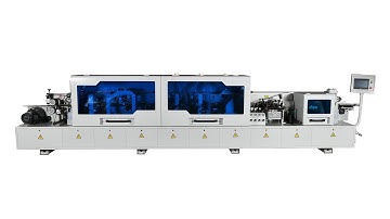 Automatic Linear Edge Banding Machine with Pre-milling，corner trimming