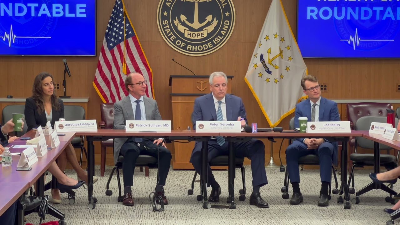 Attorney General Neronha hosts roundtable discussion with physicians on primary care challenges