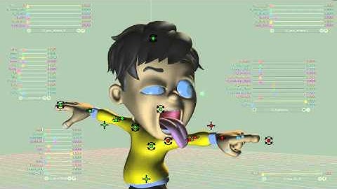 Showing off my animation rig in messiah:studio