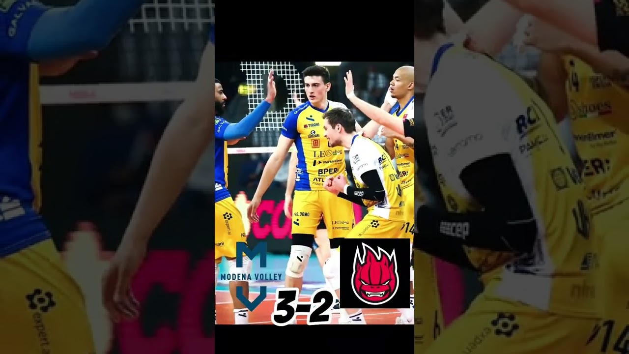 Modena vs Perugia semifinal Superlega Italia 21/22