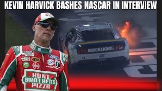 Kevin Harvick Bashes NASCAR In Heated Interview After His Car Catches Fire Profile