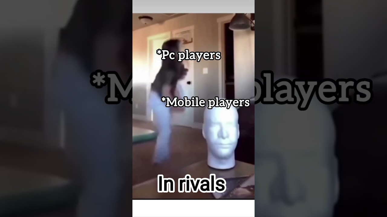 Pc vs Mobile players in Rivals 