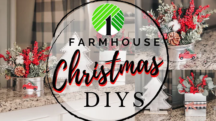 Dollar Tree Christmas DIY 2020 | Christmas Farmhouse Home Decor | **NEW**