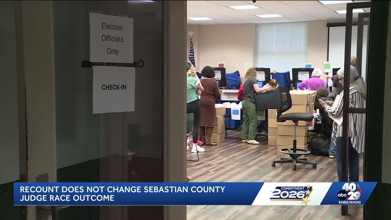 Sebastian County recount underway