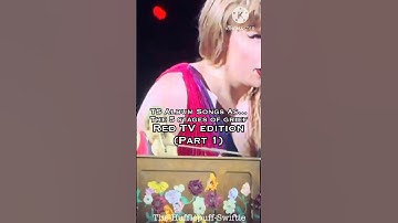#REDTV - 5 stages of grief // #taylorswift