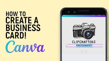 How to Create a Business Card in Canva Mobile App