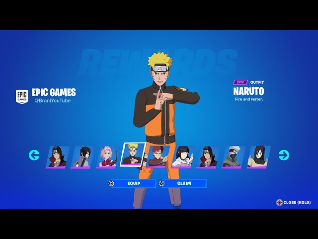 4 NEUE NARUTO SKINS im Shop + LIVE EVENT KONZERT