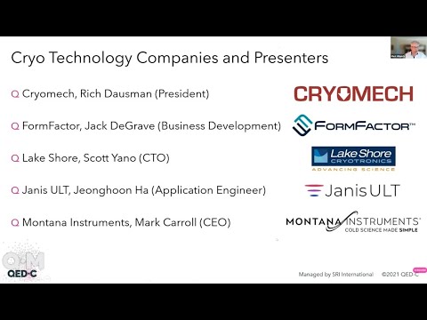 Cryogenic Technologies Full Webinar - QED-C Quantum Marketplace