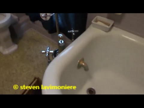 Old Style Tub Leaking Water Out Spout Plumbing Tips Youtube