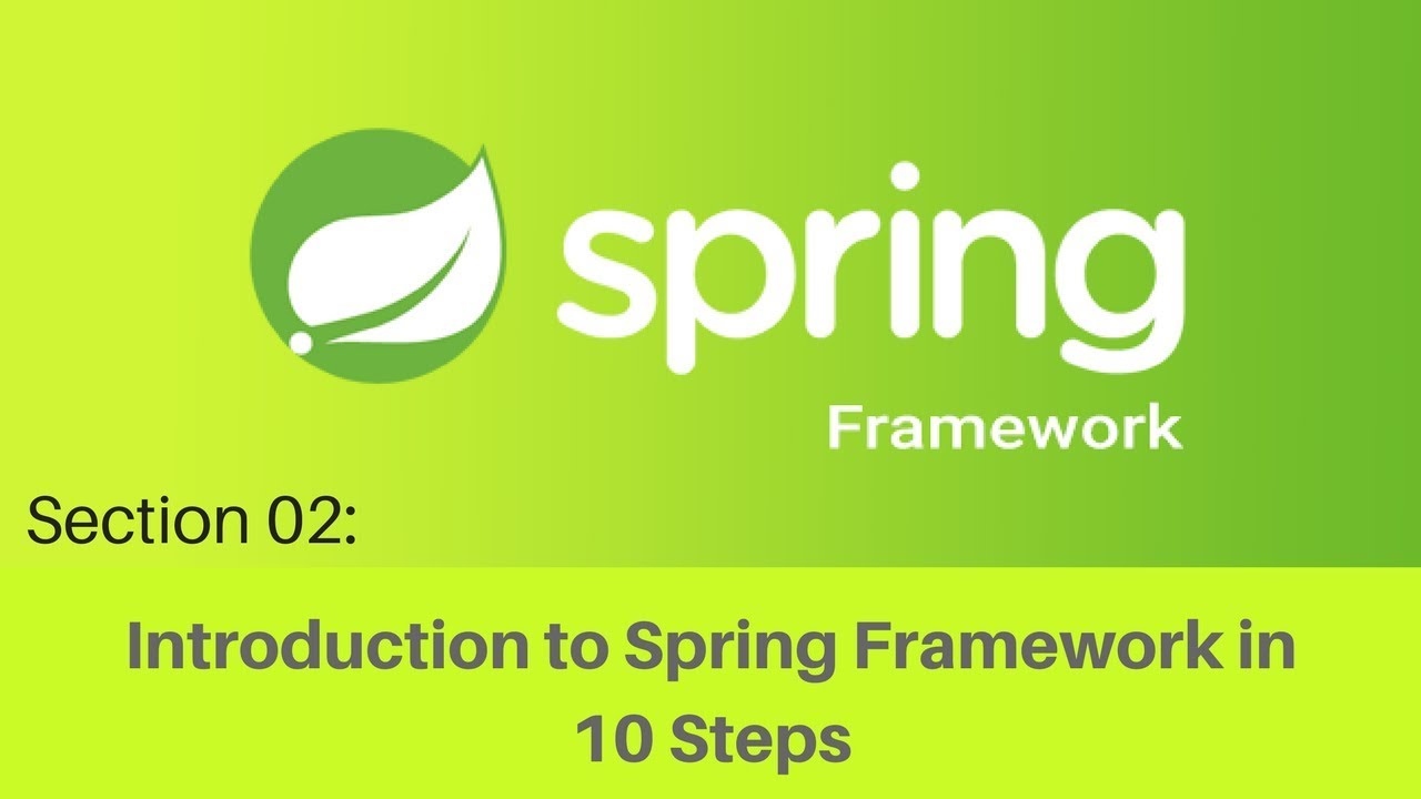 Spring framework Tutorial (009 Step 1 Setting up a Spring Project using ...