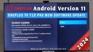 OnePlus Tv New Software update | OnePlus Tv Al Features | Oxygenos 11 #oneplustv