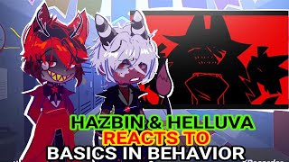 Hazbin Hotel And Helluva Boss React To Fundamental Paper Education | Basics In Behavour | Angst