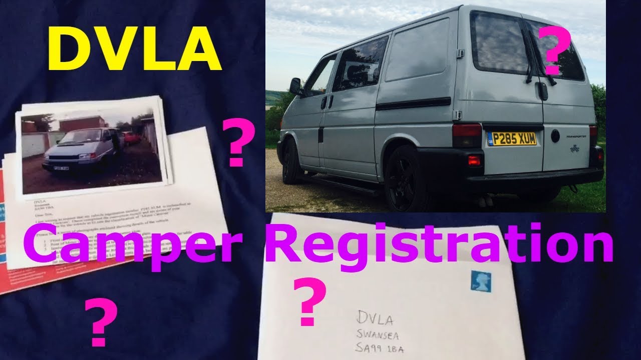 Camper van DVLA registration (read 