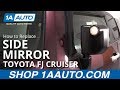 How to Install Black Side Mirror 2007-14 Toyota FJ Cruiser