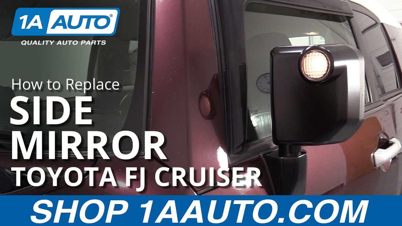 How To Install Black Side Mirror 07 14 Toyota Fj Cruiser Youtube