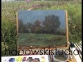 Plein air painting demo - "Morning Fog"