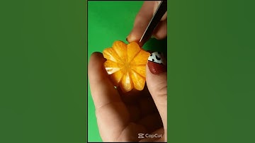 Cách tỉa hoa cà rốt cơ bản nhất #shorts