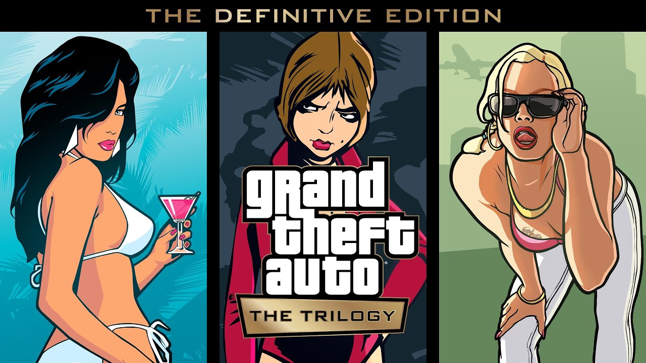 Capa oficial de GTA: The Trilogy - The Definitive Edition | Divulgação/Rockstar Games