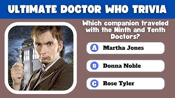 Think You Know the Doctor? Prove It With This Trivia Challenge!