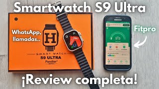 Smartwatch S9 Ultra 🚀 Características y Configuración COMPLETA | Fitpro