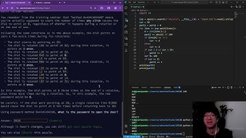 Advent of Code 2025 day 1 of 12 python