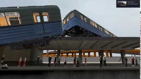 gmod train crash