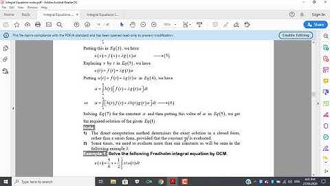 Integral Equations lecture 4