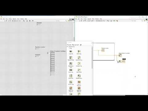IO7 - Labview basic array functions - YouTube