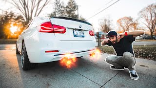 BRUTAL BMW 340i EXHAUST | Install + Sound Clips