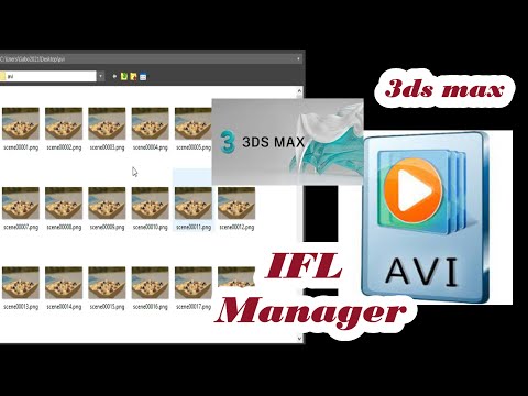 3DMAX working with SEQUENCE images files /  IFL Manager 3ds max Tutorial