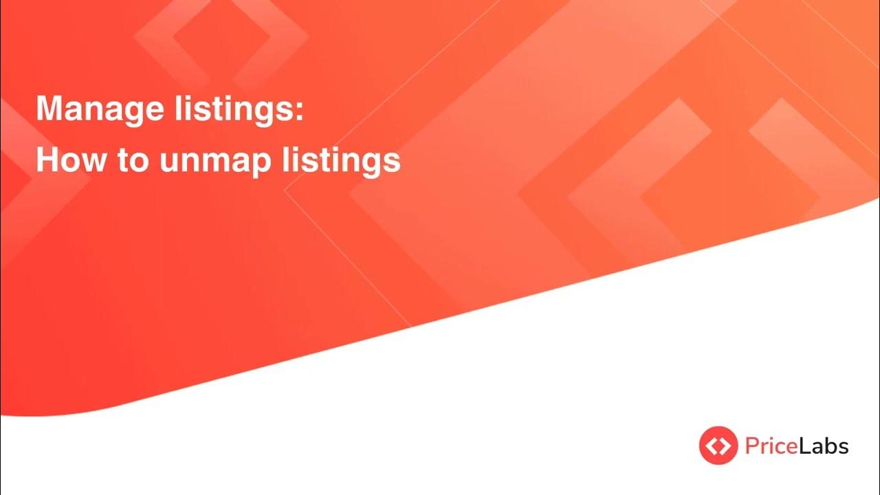 manage-listings-how-to-unmap-listings-pricelabs-youtube